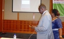 mages from the launch of the mobile application in Burkina Faso